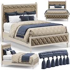 As your party grows, this impressive table can be extended to 144 inches with the addition of four 24. Caracole Classic King Bed 3d Cgtrader