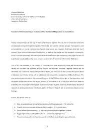 The selangor and penang freedom of information (foi) enactments seek to recognise and uphold that prominent right, even if it is within the limited boundaries of each state. Pdf Freedom Of Information Laws Evolution Of The Number Of Requests In 11 Jurisdictions