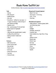 Check spelling or type a new query. Basic Home Tool Kit List Make Sure You Have The Essentials