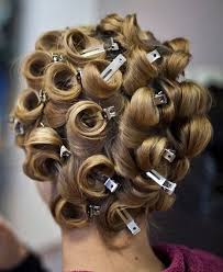 Pin curls are made up of three principal parts: Pin On Hair