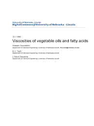 Cooking Oil Viscosity Chart Template 2 Free Templates In