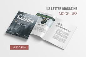 Us Letter Magazine Mockup Magazine Mockup Magazine Mockup Psd Design Mockup Free
