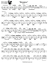56 drum set sheets found on sheethost. Rosanna Toto Drum Sheet Music Nick S Drum Lessons