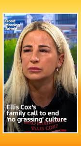 The family of Ellis Cox, who was shot and killed last year in Liverpool, is  pleading for an end to the city's 'no grassing' culture.