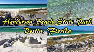 This protected strip of the emerald coast isn't just for relaxation. Henderson Beach State Park Destin Florida Youtube
