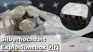 Explosionsbox Diy Silberhochzeit Hochzeit Youtube