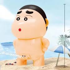 Bo Shin-chan ของเล่นอาบน้ําเด็ก, สเปรย์น้ําของเล่นอาบน้ําชินจังตลก,  เด็กวัยหัดเดินทารกการ์ตูน Crayon Shin-chan  อะนิเมะว่ายน้ําน้ําของเล่นเด็กของขวัญ