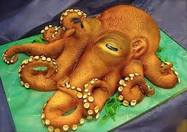 Octopus Cake Octopus Cake Pool Cake Sea Cakes