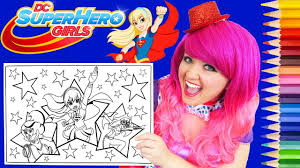 Super coloring free printable coloring pages for kids dazzler x men comic colouring page superhero coloring marvel. Coloring Dc Super Hero Girls Supergirl Batgirl Wonder Woman Prismacolor Pencils Kimmi The Clown Youtube