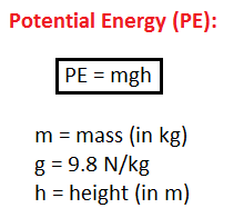Apr 24, 2018 · for example, a car driving down a mountain has kinetic energy from its movement and potential energy from its position relative to sea level. Calculating Changes In Kinetic Potential Energy Of A System Study Com