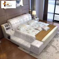 Bedroom Furniture China Leather Bed Tatami Bed Minimalist Modern Double Bed Width Includes 1 Modern Bedroom Furniture Bedroom Bed Design Buy Bedroom Furniture