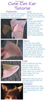 Cat Ears Tutorial Cosplay Diy Diy Cat Ears Cat Ears