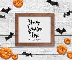 Download Free Halloween Sign Mockup Fall Farm Wood Sign Mock Up Psd Free Psd Mockups Sign Mockup Design Mockup Free Free Psd Design