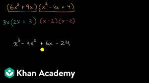 Personally, i don't know how to solve a cubic equation directly. Factoring Higher Degree Polynomials Video Khan Academy