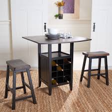 Gorgeous cafe height pedestal base ; Amh8504b Dining Tables Furniture By Safavieh