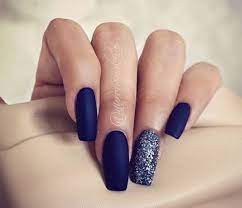 Navy blue nails are a popular nail color. Navy Nail Designs Nail Art Ideas