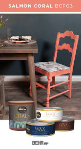 It S Easy To Refresh Old Furniture When You Re Using Behr Chalk Style Paint And Decorative Wax T Painted Wood Chairs Sand Painted Furniture Furniture Makeover
