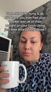 The Pain of Toddler Elbow Boob Lean