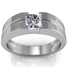 0 85ct Mens Solitaire Diamond Ring 14k White Gold 9 6g Withdiamonds Diamond Rings Design Precious Rings Rings For Men