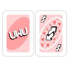 Uwuno Reverse Card Sticker By Roboat In 2020 Aesthetic Stickers Cute Stickers Kawaii Stickers