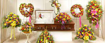 It's important to remember that larger floral tributes aren't necessarily more. Bright Color Sympathy Flowers For Funeral In Toronto Gta Torontofuneralflowers Com