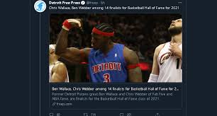 Ben wallace struggled to hold back tears as he reflected on the current state of afghanistan and the scramble to escape. Detroit Free Press Tweet Cites Chris Wallace And Ben Webber As Hof Finalists