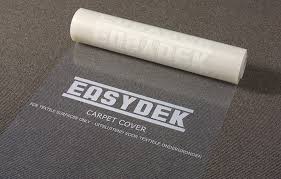 This strong film outperforms similar ldpe products and is strong enough that you can place a ladder on it without puncturing the film. Carpet Cover Self Adhesive Protective Film For Carpet Easydek En