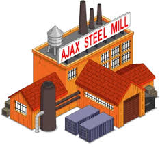 Ajax Steel Mill The Simpsons Tapped Out Wiki Fandom Steel Mill Ajax Steel