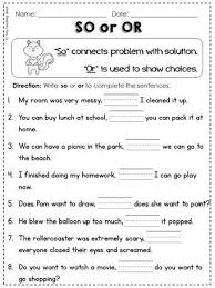 Or Or Or Or Or Or Or Or Or Conjunction Worksheets Conjunctions Worksheet First Grade Worksheets Common Core Language