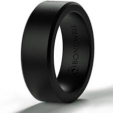 Silicone Wedding Ring For Men Black Protect Your Finger Your Marriage Safe Durable Rubber Ban Rings For Men Mens Wedding Rings Silicone Wedding Band