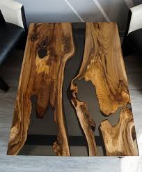 Black Live Edge River Dark Walnut Coffee Table Walnut Coffee Table Coffee Table Solid Coffee Table