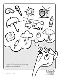 Emergency Preparedness Coloring Page Emergency Preparedness Emergency Preparedness