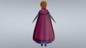 Anna Frozen 3d Model Anna Frozen 3d Model Model