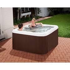 For plug and play hot tubs,there also needs to be adequate electricity from a dedicated rcd protected circuit. Lifesmart Ls100 Plus 4 Person 20 Jet 110v Plug And Play Spa With Multi Color Underwater Led Light 401427510600 18 The Home Depot