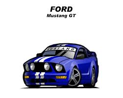 Chibi Ford Mustand Gt By Cgvickers Jpg 500 400 Car Cartoon Art Cars Chibi