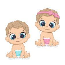 Baby Boy And Girl Shower Clipart Png Eps Jpeg Baby Shower Party Children Clip Art In 2021 Baby Shower Clipart Baby Girl Clipart Baby Clip Art