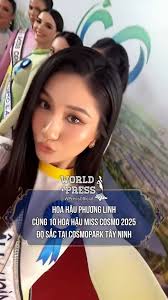 ✨Hoa Hậu Phương Linh cùng 10 Hoa Hậu Miss Cosmo 2025 đọ sắc tại CosmoPark  Tây Ninh 😍, 🇨🇺 Miss Cosmo Cuba