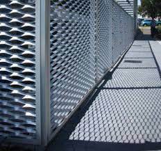 Expanded Metal And Wire Mesh Balustrade Staircase Cladding Footbridge Barrier Railing Balcony Parapet Fence Expanded Metal Balcony Railing Design Parapet