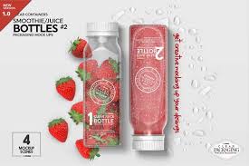 Download Free Clear Juice Smoothie Bottle Mockup 5580128 Ê–