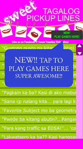 Check spelling or type a new query. Sweet Tagalog Pickup Lines For Android Apk Download