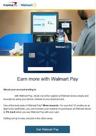 Enter the code on the next screen. How Capital One And Walmart Encourage New Card Migration And Usage Business 2 Community