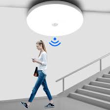 Ceiling sensor light switch is a beautiful feeling to see a cheap electricity bill. Led Ceiling Lights With Motion Sensor 12w 18w Smart Pir Motion Sensor Ceiling Lamps For Indoor Lighting Stair Corridor Shopee Malaysia
