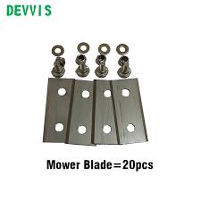 The best parts for your mower you find here! Robot Lawn Mower Parts 20pcs Cutting Blade Knife For Devvis Robot Lawn Mower E1600t E1600 E1800t E1800 E1800s H750t H750 Lawn Mower Aliexpress