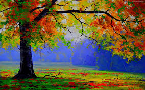 1280 x 1024 jpeg 299 кб. Paintings Landscapes Trees Autumn Season Drawings Wallpaper 110191