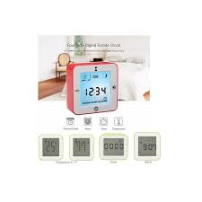 Later they saw a clock on a website and said to me i bet you cant do this so i made a orange clock for them. Rotate Digital Clock Sensor Rotating Alarm Four