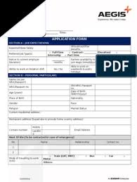 Into solutions sdn bhd is a local malaysian owned company incorporated in 2000. Aegis Candidate Application Form Docx Personally Identifiable Information Substance Abuse