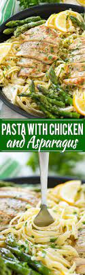 Lemon Asparagus Pasta With Grilled Chicken Dinner At The Zoo Pasta Dishes Grilled Chicken Dinner Lemon Asparagus Pasta