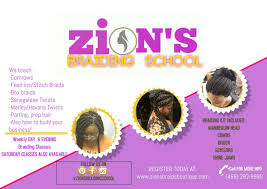 It's so nice to have, the hair is not in the way and it looks good. Zion S Hair Braiding Class Los Angeles 26 Sep 2020