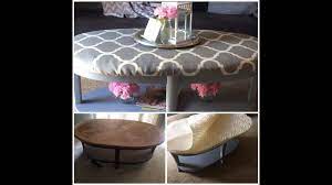 Amanda brown via 'design sponge' teaches us some serious upholstery skills with her boxed ottoman project. Diy Turn A Coffee Table Into An Ottoman 13 Tutorial Faux Posh Youtube
