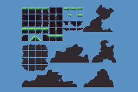 Retro pixel art tileset pack colored version. Platformer Pixel Art Tileset Craftpix Net Pixel Art Art Pixel
